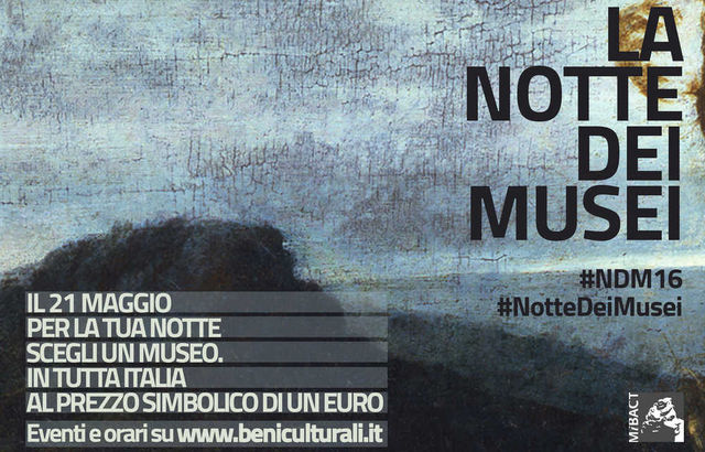 Notte Europea dei Musei il 21 maggio 2016